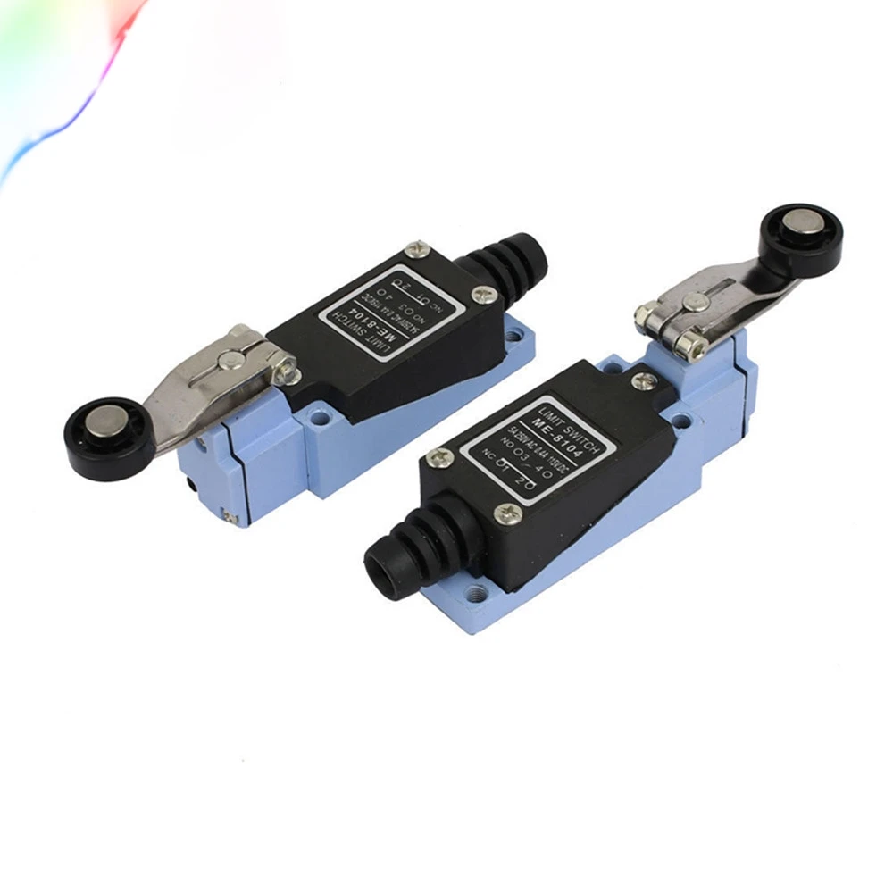 

2 Pcs ME-8104 Adjustable Roller Lever Arm NC-NO Plasma Router Lathe Limit Switch