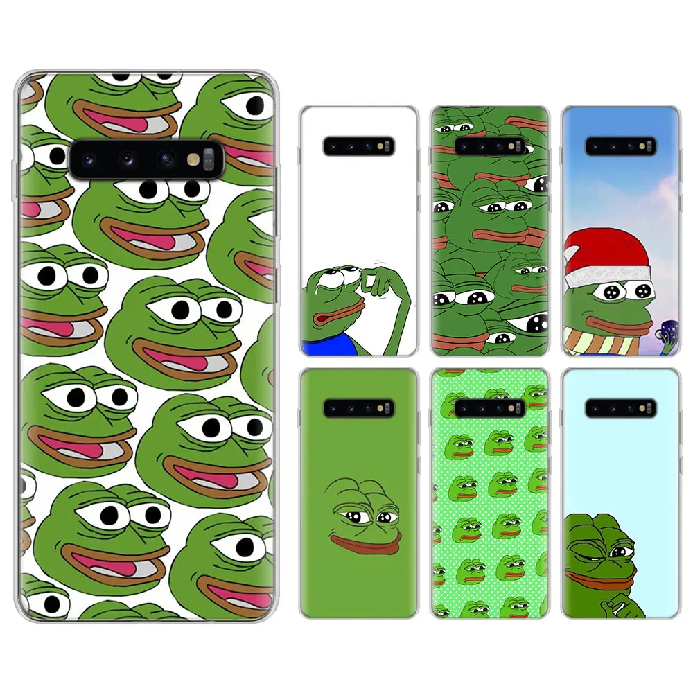 

Pepe Memes Sad Frog Silicone case for Samsung Galaxy S8 S9 S10 S10 Plus M10 M20 S6 S7 edge TPU Soft Phone cases cover