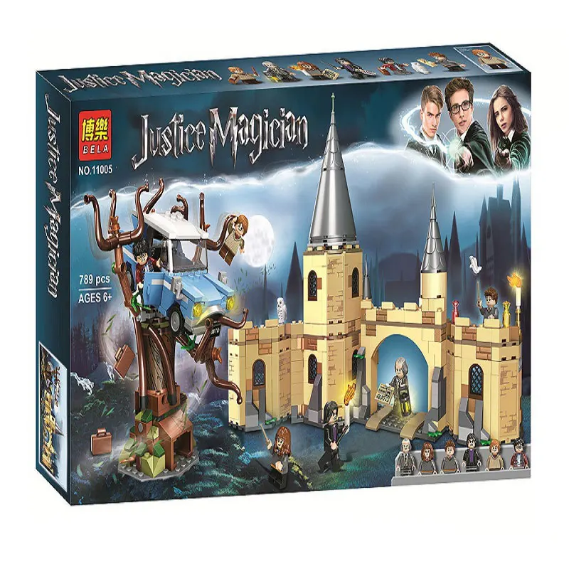 

Bela Harri Potter and the Chamber of Secrets Hogwarts Whomping Willow Building Kit Compatible Legoingly 41076 Bricks Toys