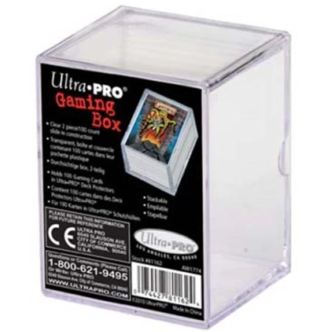 Ultra Pro 7442781162 Slide Clear Card Storage Box Piece - 2