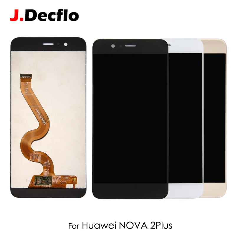

Original For Huawei Nova 2 Plus LCD Display Digitizer Touch Screen Assembly Replacement without Frame 5.5'' Black White Gold
