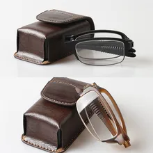 TR90 складной чтения Стекло очки 1,0 1,5 2,0 2,5 3,0 3,5 диоптрий пресбиопии глаз Стекло es чехол 041