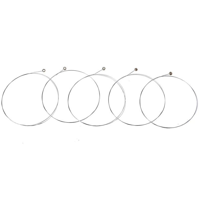 5 шт серебристые стальные струны E-1 для акустической гитары струны