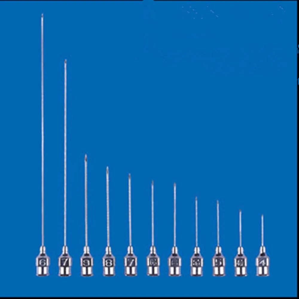 5 шт. 1,6 мм 16G 1,6x60/80/100/120/150/200/250/300 мм Нержавеющая сталь шприца дозирующие иглы