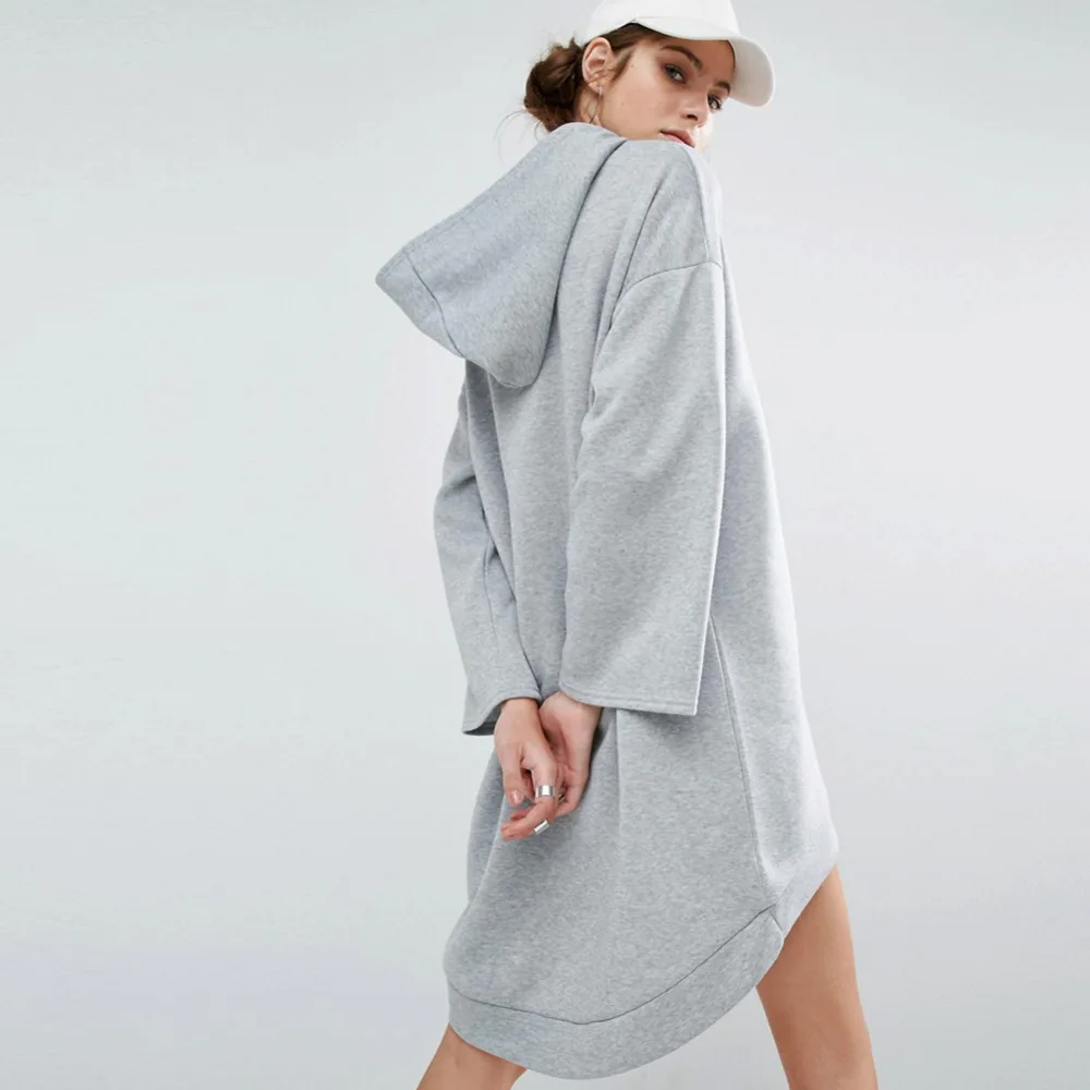 nike long sweatshirt dress