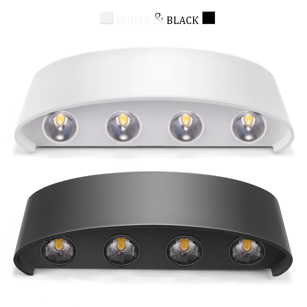 Outdoor Waterproof 8w 220v Wall Lamp Modern Simple LED indoor Wall