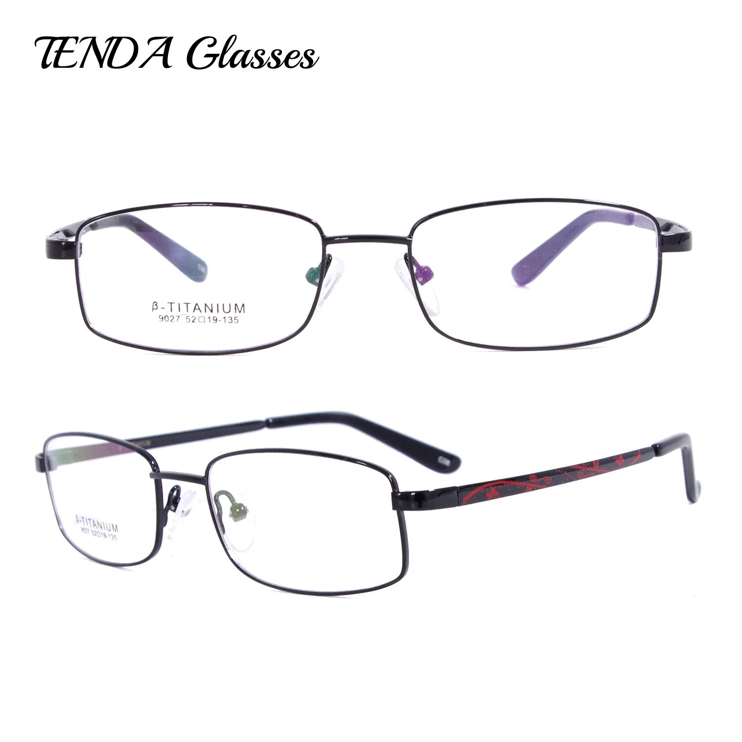 Модные очки с гибкой титановой оправой для женщин|frame glasses women|glasses pictureglasses free 3d tv |
