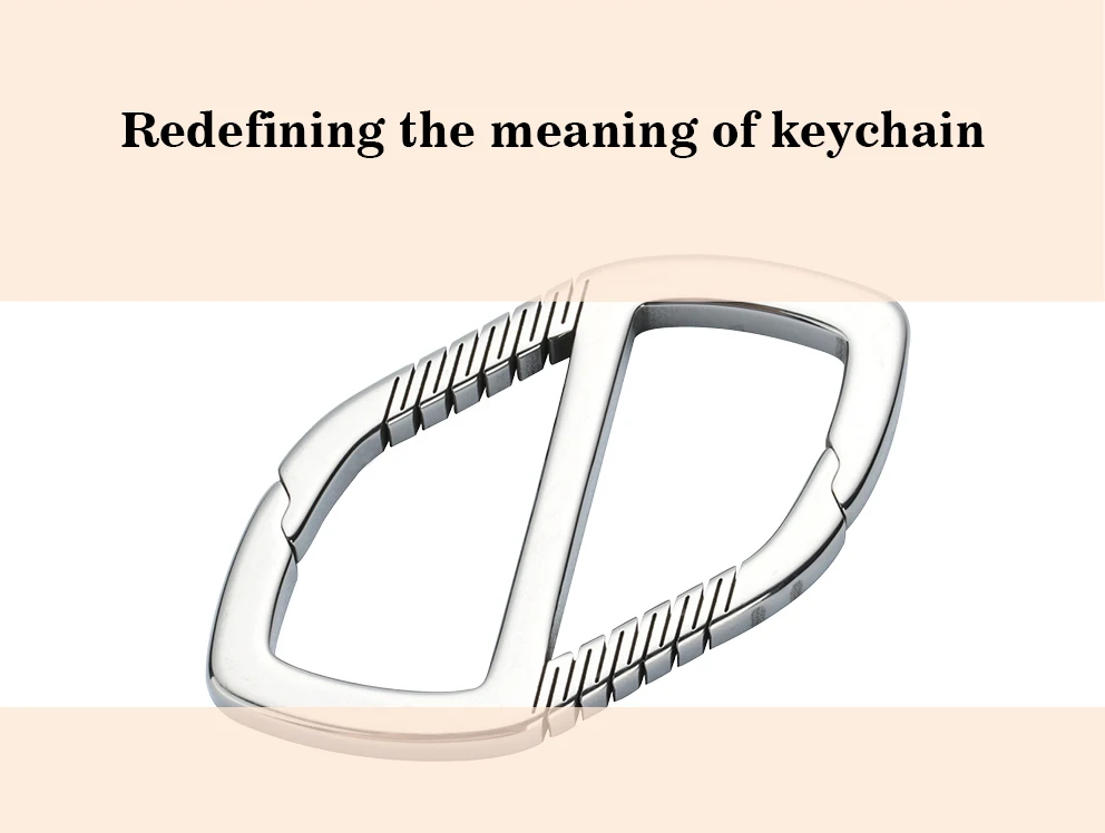 Креативный настоящий титановый мужской брелок для ключей, Супер Легкий Титановый автомобильный брелок с пряжкой, брелок для ключей, держатель, инструмент для повседневного использования, роскошный подарок для мужчин