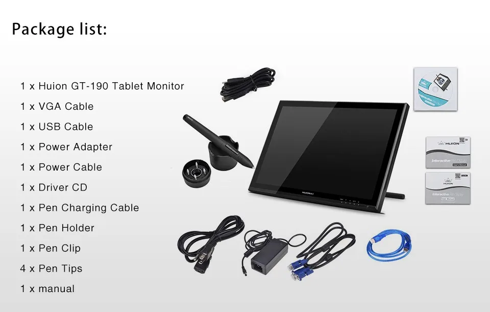 Interactive Graphics Tablet Monitors 
