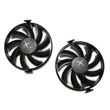 Rx400 gpu cooler rx470 rx480 placa gráfica fã vga cartões ventilador para xfx rx 470/480 placa de vídeo refrigeração