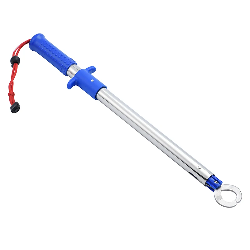 50cm/19.7in Fishing Grip Stainless Steel Handle Grab Carp Fish Lip Gripper Tackle Tool Alicate De Pesca ABS trigger | Спорт и