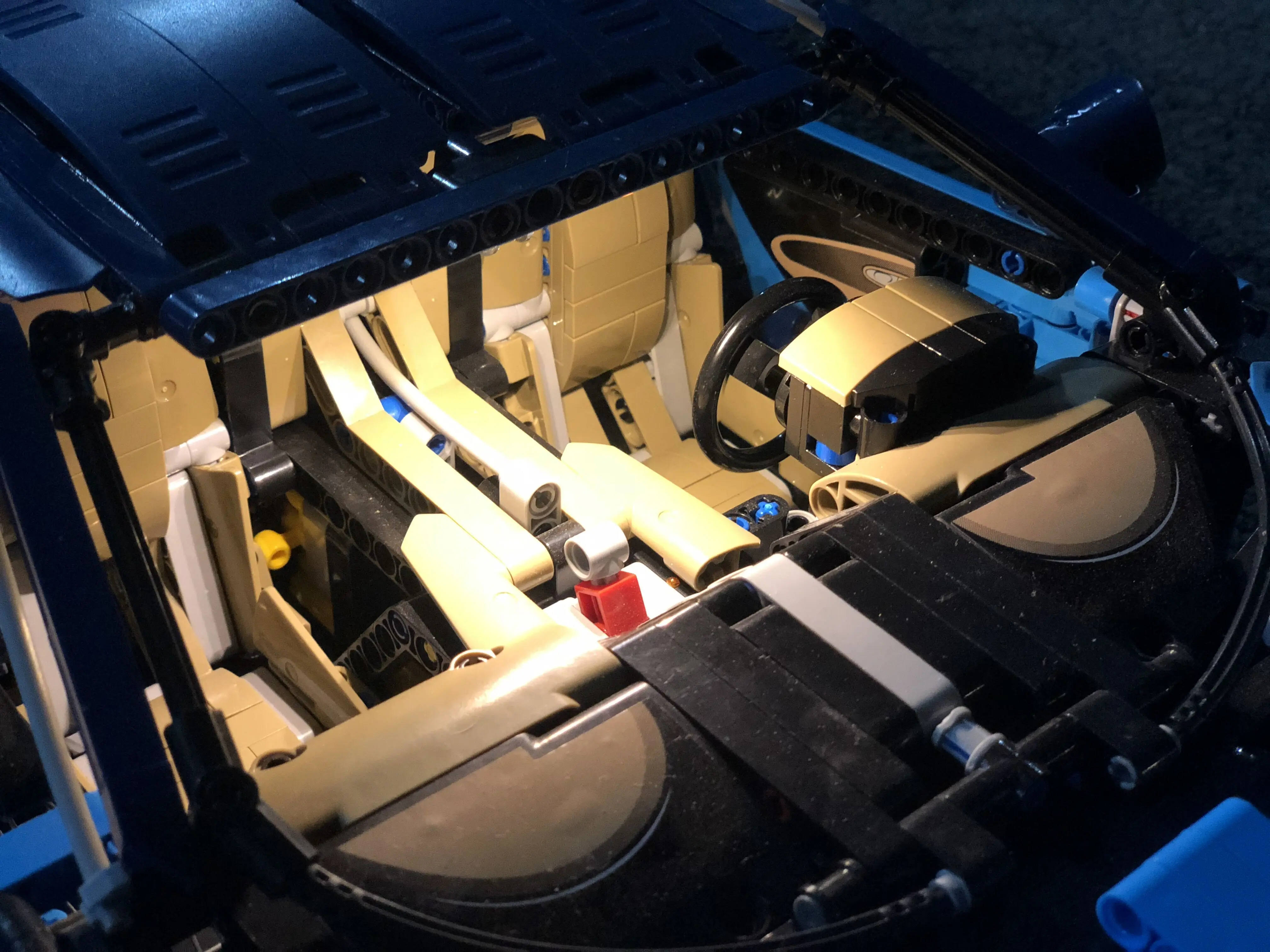 Bugatti Chiron DIY светильник ка для совместимого IEGOset 42083 20086 technic MOC гоночный автомобиль