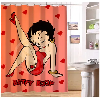 

YY612f-117 New Custom Betty Boop #5 Design Modern Shower Curtain bathroom Waterproof lJ-w$117