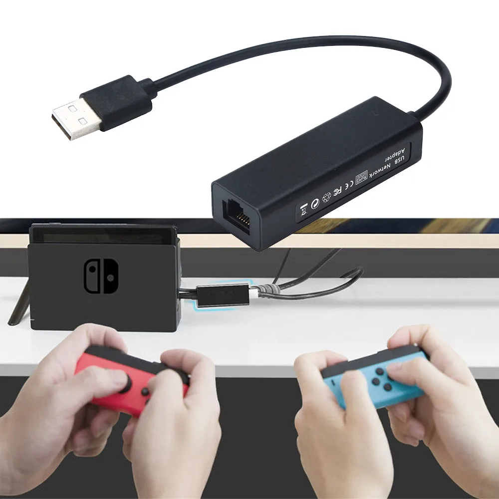 Сетевой usb-адаптер для nintendo переключатель 1000Mps USB 2,0 для RJ45 Lan Ethernet адаптер Hub сетевой карты Прямая доставка l1102 #1