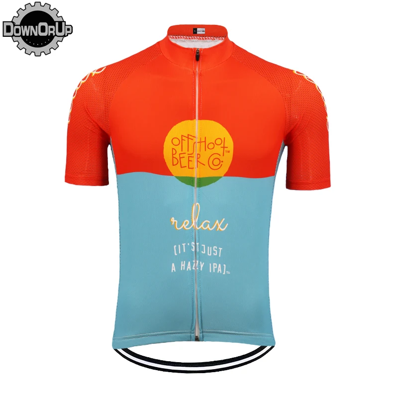 Ретро Пежо для мужчин Велоспорт Джерси Лето Оранжевый гоночный велосипед одежда дышащая Майо ciclismo pro ropa Ciclismo