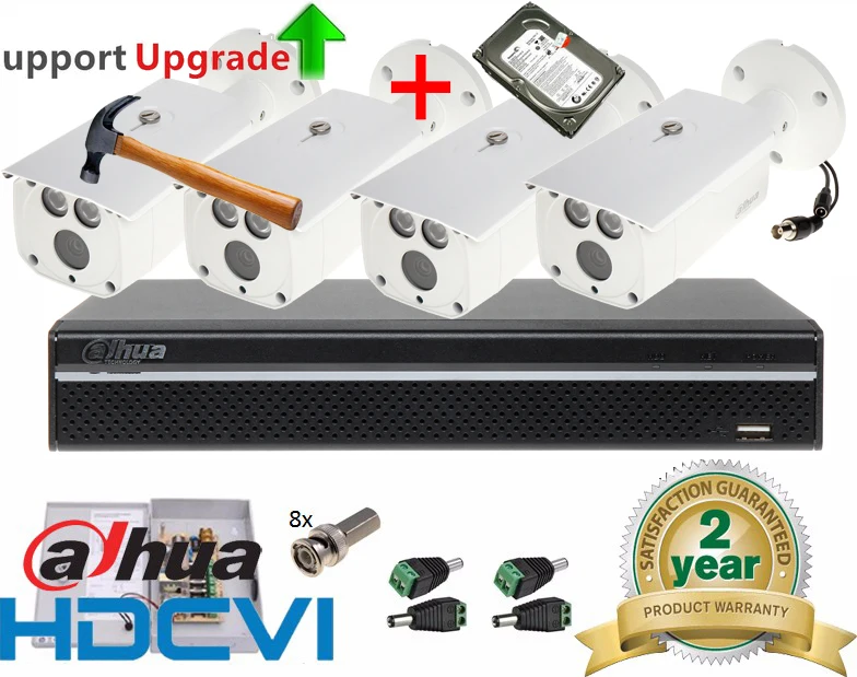 Dahua система HDCVI HD 2.0MP IR 30m наружная купольная CVI камера 1080P Антивандальная