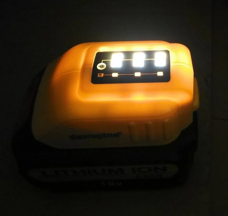 Usb конвертер зарядное устройство для 14,4 в 18 в 20 в литий-ионный аккумулятор конвертер Dcb090 Usb зарядное устройство адаптер питания