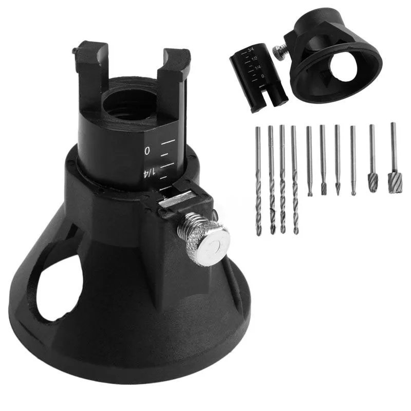 

New 6x HSS Wood Milling Burrs + 1 Drill Carving Rotary Locator + 4 Drill Set Kit