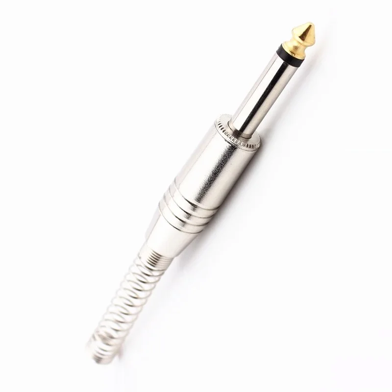 10pcs/lot 6.35 Mono Plug Amplifier Microphone Plug 6.5mm Audio Connector