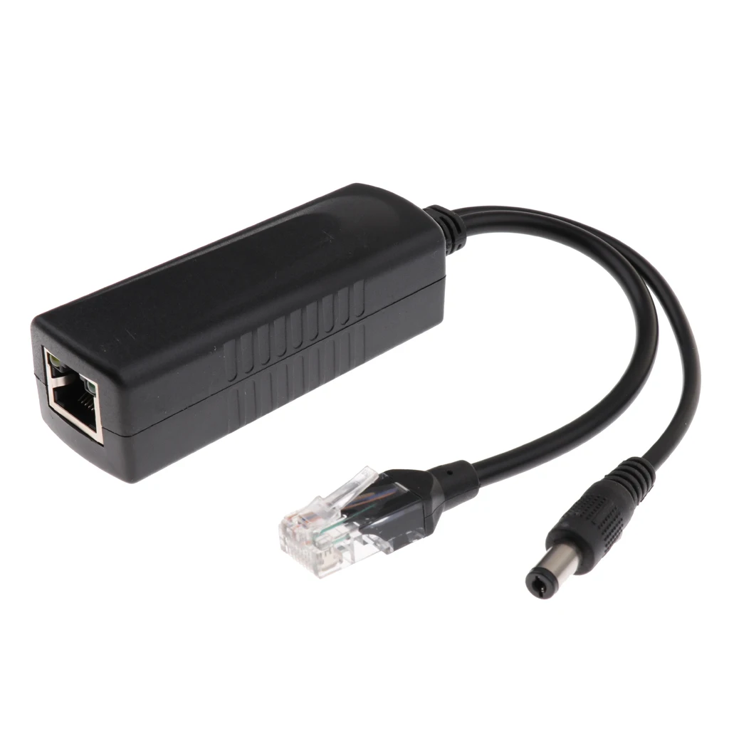 PoE Power Over Ethernet Splitter Adapter 48В до 12В IEEE802.3AF совместимый для использования с POE