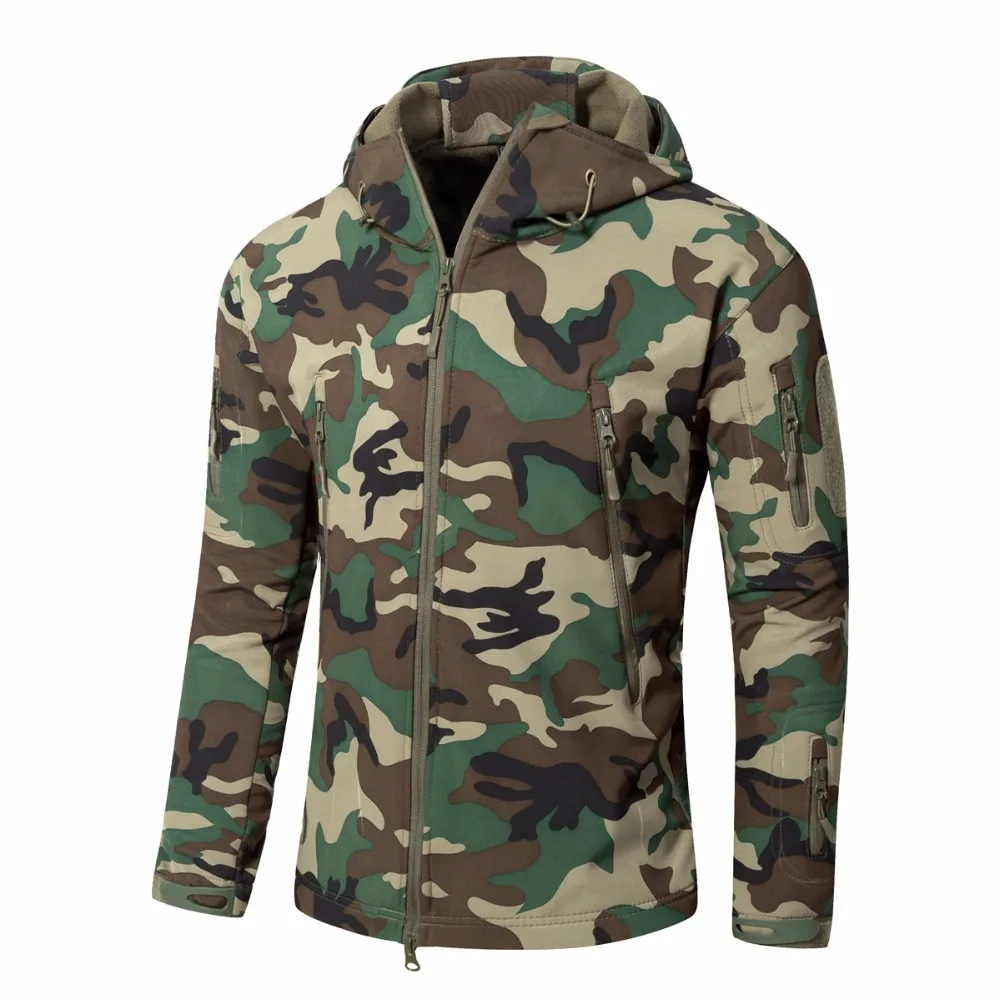 Tubarão de Casca Mole Fleece Jaqueta Calças