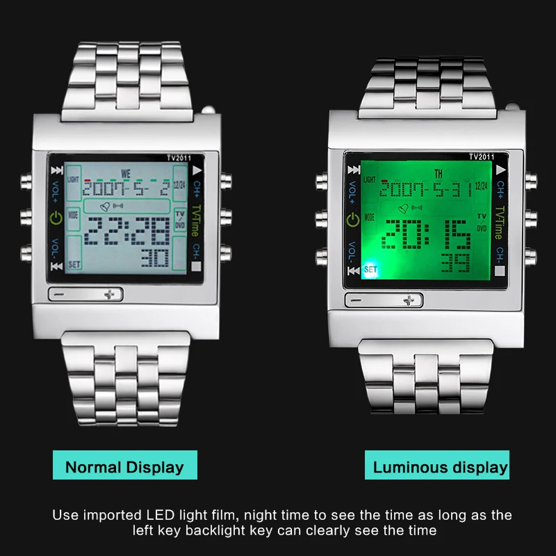 digital tv wrist watch