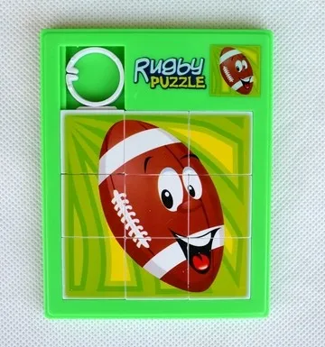 Слайд-головоломка, один шт, спортивных шариков, пластиковые игры, случайный узор