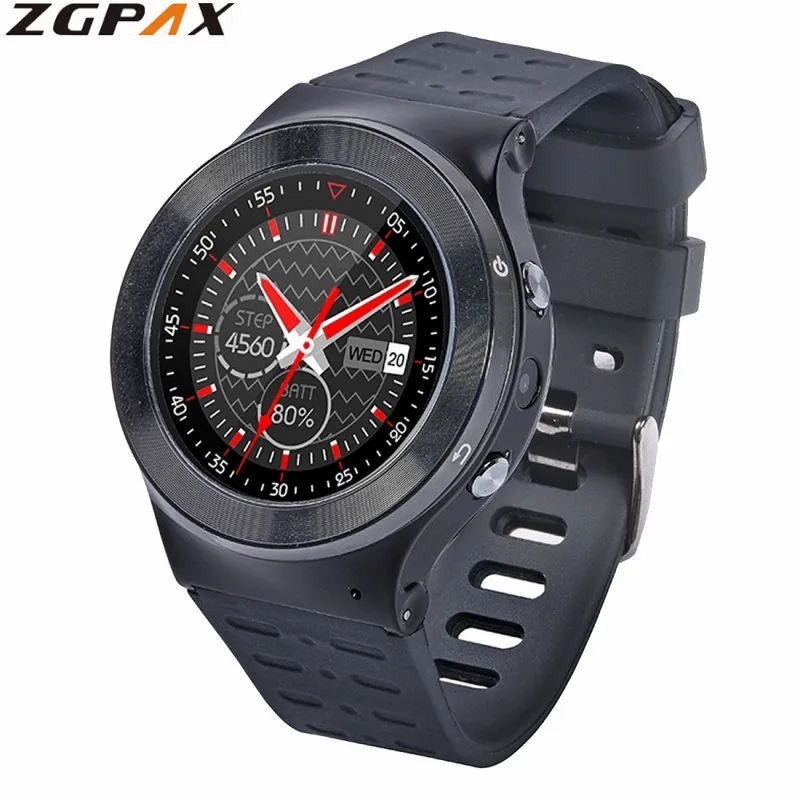 

ZGPAX S99 MTK6580 Quad Core 3G Smart Watch Android 5.1 With 8GB ROM 5.0 MP Camera GPS WiFi Bluetooth Pedometer Heart Rate Watch