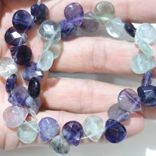 10*12 мм натуральный камень розовый кварц Агат опал граненый капли воды разделитель бусины для Diy ювелирных изделий браслет ожерелье 32 шт./лот