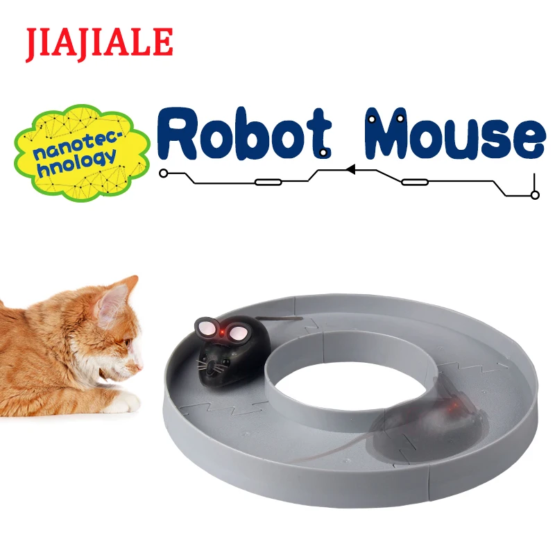 

Nanotec-hnology robot mouse Circular orbit Match track racing electronic shock crawling toy tricky Party Gift Unisex