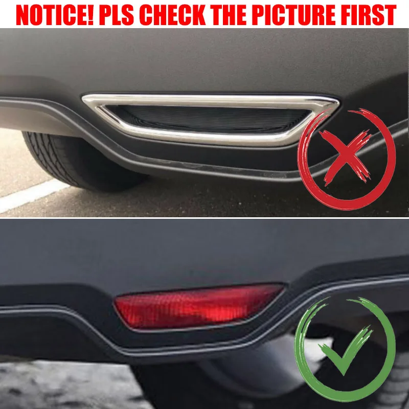Chrome Rear Tail Stop Brake Light Lamp Cover Trim Bezel For Toyota 