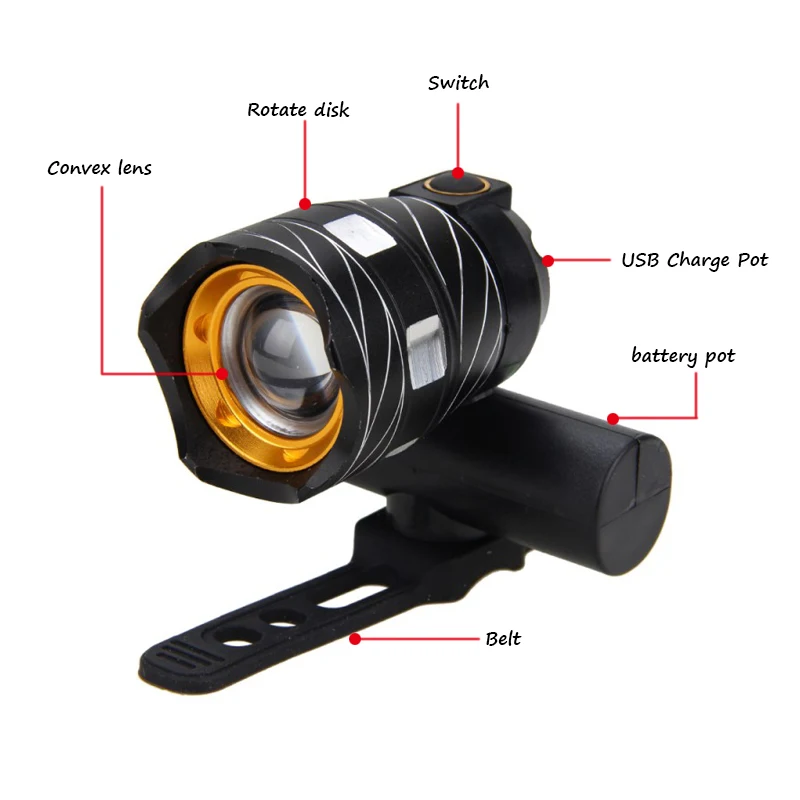 Discount JoShock 15000LM T6 LED Bicycle Light Bike light Front Lamp Outdoor Zoomable Torch Headlight USB Rechargeable with Taillight 1 Discount JoShock 15000LM T6 LED Bicycle Light Bike light Front Lamp Outdoor Zoomable Torch Headlight USB Rechargeable with Taillight 1