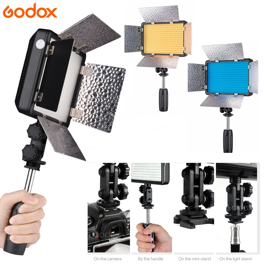  Godox LED 308W II 5600K White LED Remote Control Professional Video Studio Light + AC Adapter hot s - 32853667845