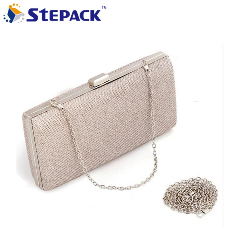 

2017 Hot New Fashion Women Wallet Long Carteira Dinner Party Handbags Chain Small Box Bag Square Hard Shell Shoulder