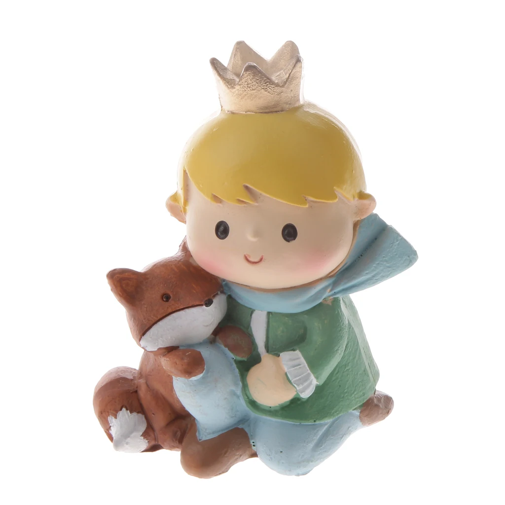 Ornament Statue Standing Figurine Resin Prince & Rose THE LITTLE PRINCE Crafts