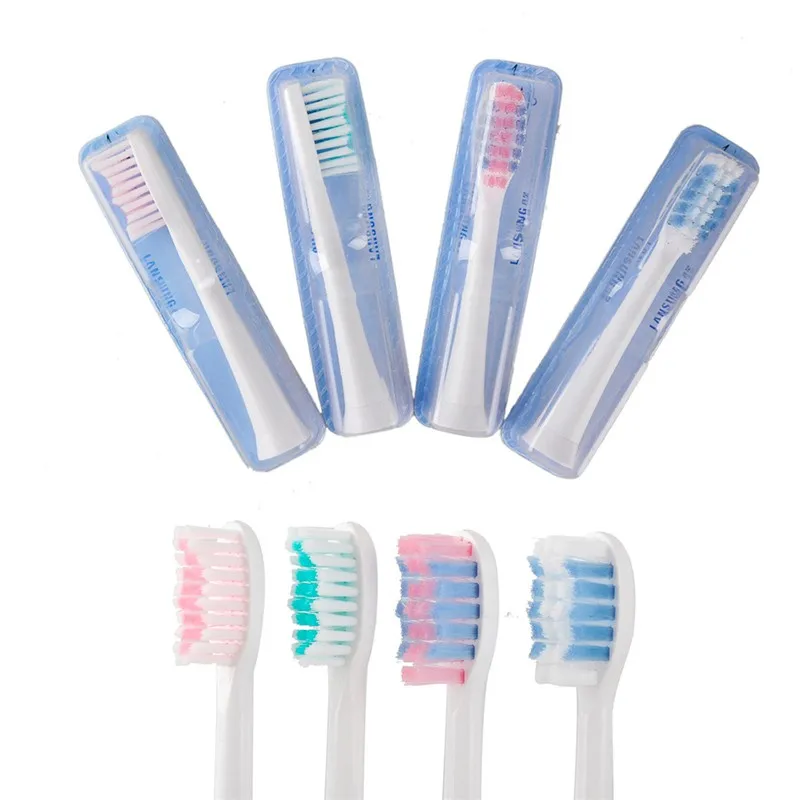 4 шт. Lansung Bright подходит для электрической замены зубной щетки головка для полости рта щетина насадка для зубной щетки гигиена полости рта зубные щетки головка