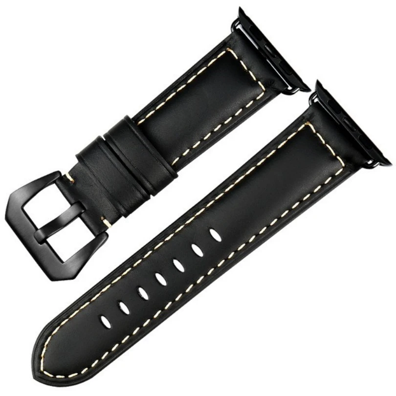 

38&42mm Luxury Leather Bracelet For Apple Watch Band 42mm 38mm Sport Bracelet Series 1&2&3 Watch WristBand Strap Replacement