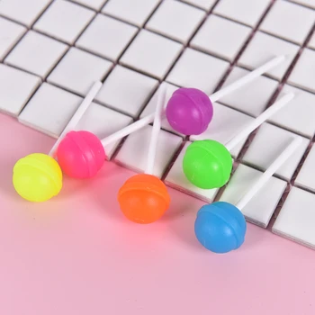 

6Pcs/lot Candy Cleaner Material Lolipop Creative Sweet Eraser For Kids Gift Stationery School Supplies