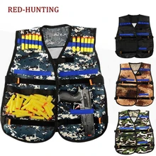 Tactical Vest Adjustable with Storage Pockets fit for Nerf N-Strike Elite Team