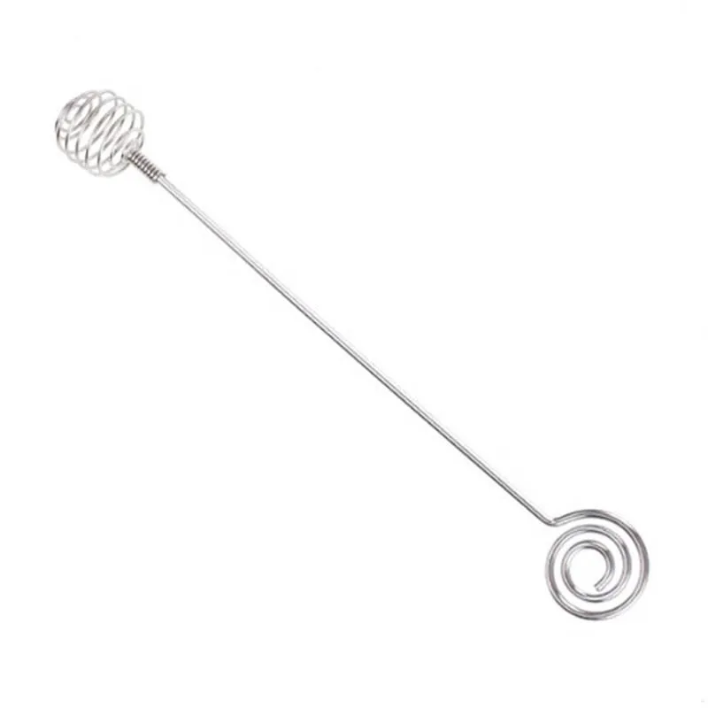 2016 Hot Sale Stainless Steel Honey Spoon Stick Kitchen Honey Stir Bar Swizzle Stick Egg Beater Whisk Mixing Tool Free Shipping KC1297 (6)