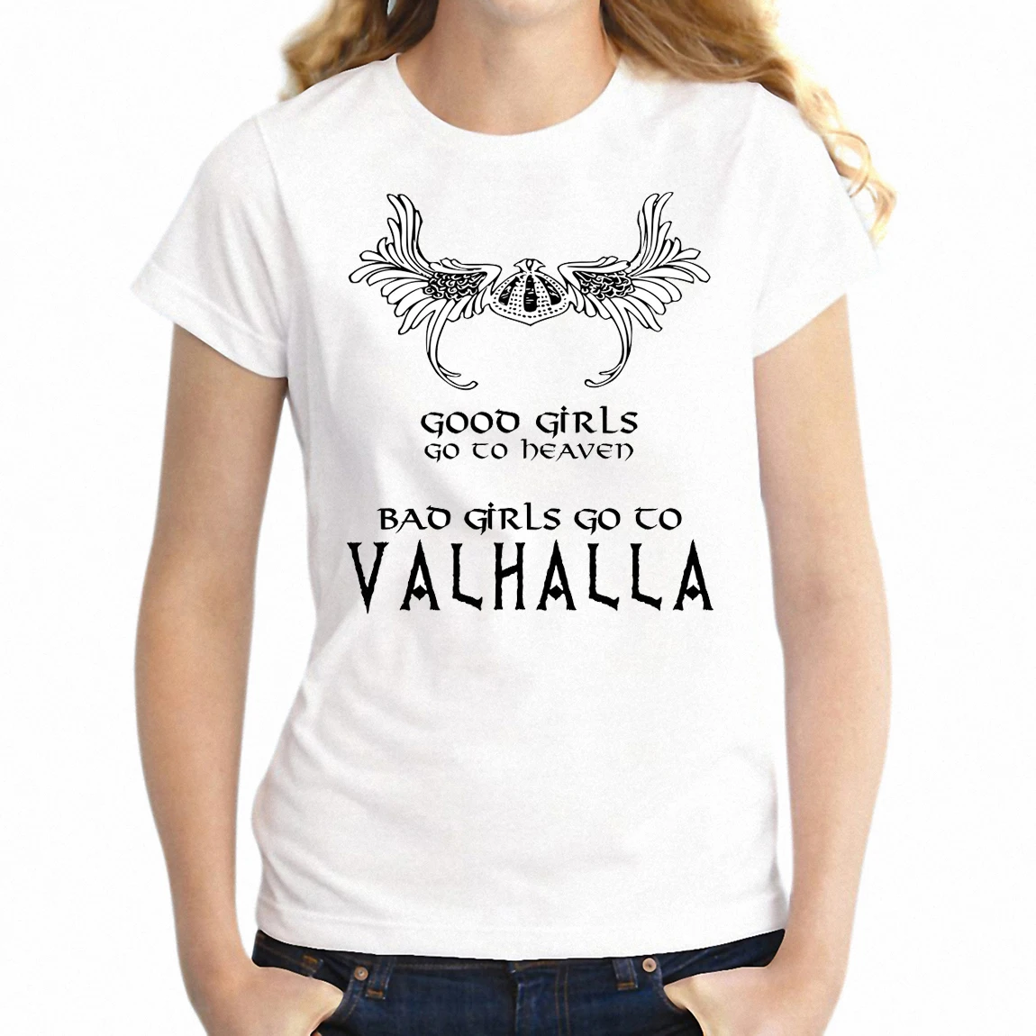 Женская футболка Vikings Shield Maiden Lagertha The Shieldmaiden, лучшая девушка, Go To Valhalla Badass, потрясающая футболка для девочек с рисунком