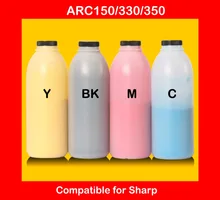 compatible for sharp ARC150 330 350 refill color toner powder high quality color toner cartridge powder free shipping