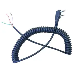 Abbree 6 провода динамик микрофонный кабель ссылка для Baofeng Kenwood Puxing TYT Quansheng Wouxun и K Тип динамик Mic