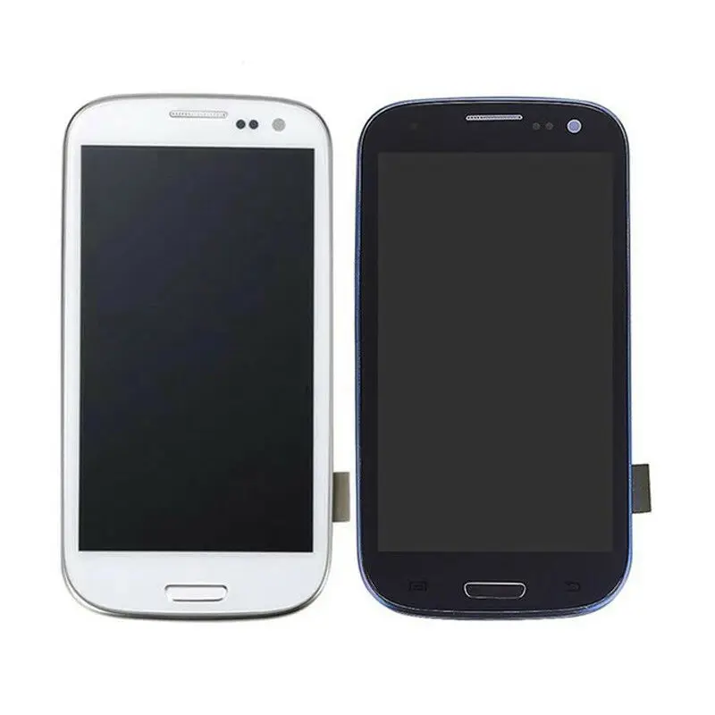 

SuperTFT LCD Display 100% Original Tested For Samsung Galaxy S3 i9300 i9301 i9305 i535 Touch Screen Assembly With Frame