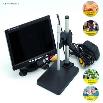 

AIBOULLY Diameter 10mm endoscope zoom 1-500 times with 7 inch display crack pipe inspection Mold maintenance Plastic diagnosis