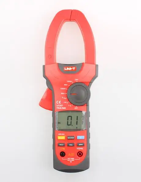 UT209 digital clip-on multimeter 1000A high precision Ohm DMM DC AC Voltmeter AC Ammeter Data Hold