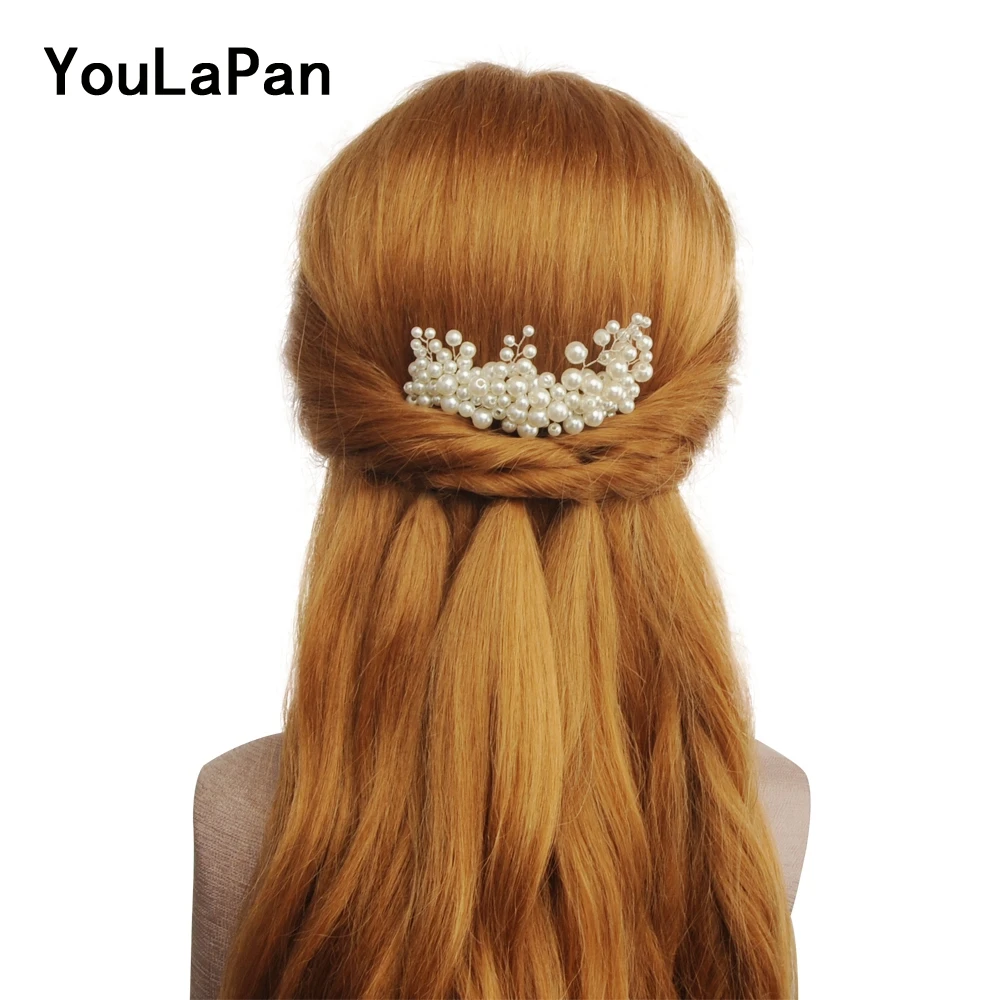 YouLaPan HP118 Свадебная Тиара для невесты гребни невесты Свадебные аксессуары для волос Handband Свадебные украшения для волос Свадебная расческа