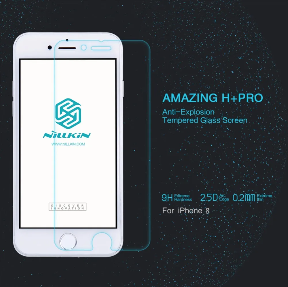 Защитная пленка NILLKIN для iphone 8 Amazing H/H+ PRO 9H для iphone 8, защитная пленка из закаленного стекла 4,7 дюйма для iphone 8