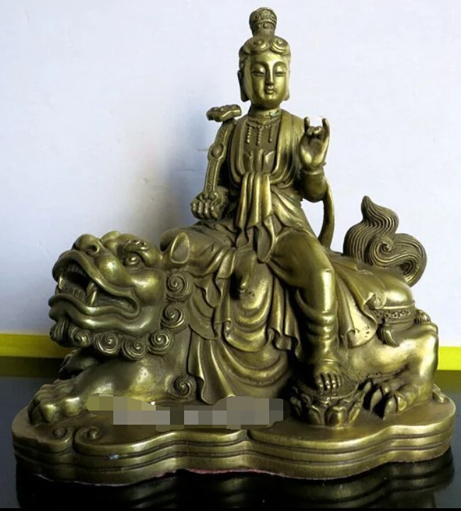 

Tibet Buddhism Manjushri Bronze buddha Statue