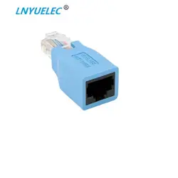 1 шт. RJ45 CAT5 CAT5E сети Ethernet разъем мужчин и женщин кабеля крест новый адаптер